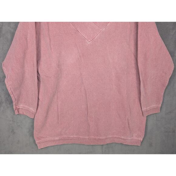 Stratosphere Women’s Long Sleeve Top V-Neck Slouchy One Size Vintage - Picture 3 of 8